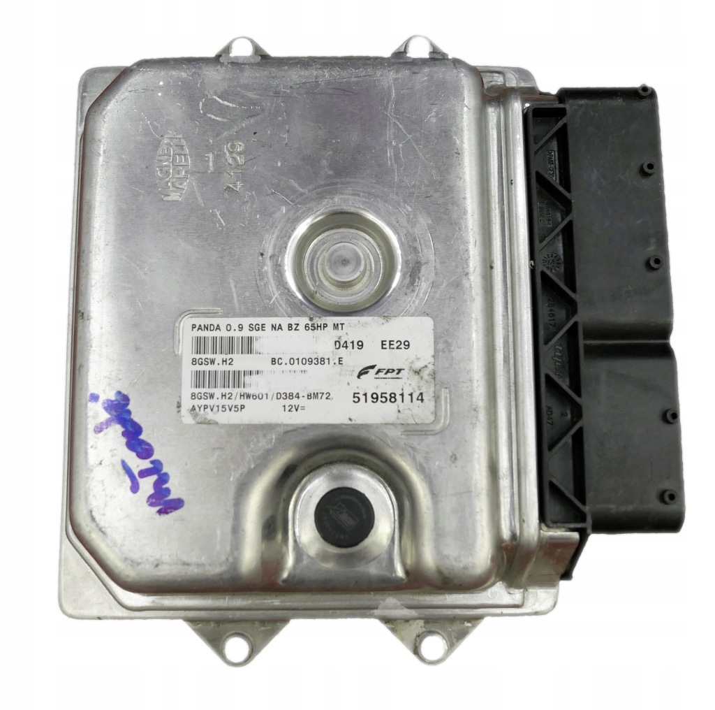 фото №1, Блок управления fiat panda 0.9 51958114 8gsw.h2