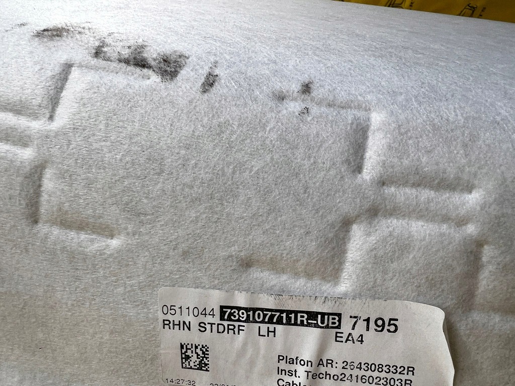 фото №15, Стеля стеля підкрилок дах renault espace vi