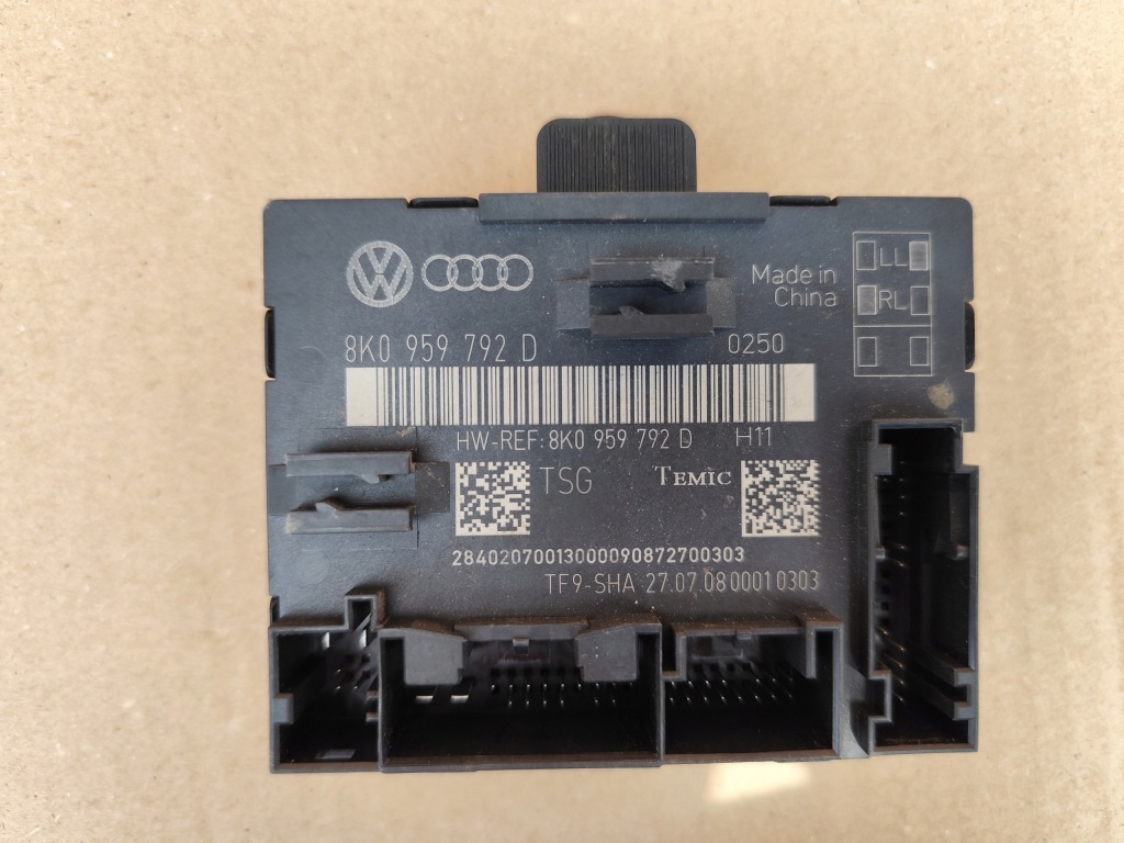 фото №1, Блок управления модуль дверь audi a4 b8 правый перед 8k0959792d
