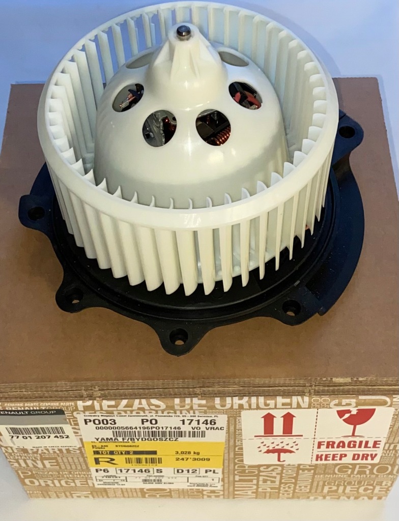 фото №1, Вентилятор салона renault espace iv 7701207452 оригинал