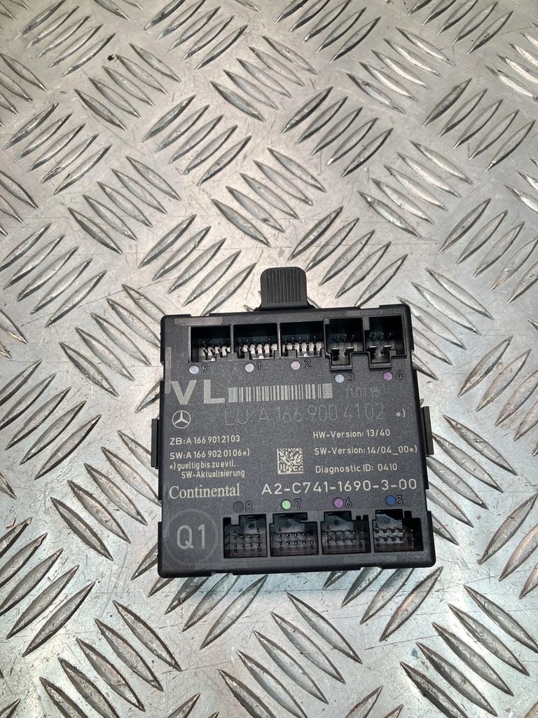 фото №1, Модуль блок керування двері лівий перед a klasa w176