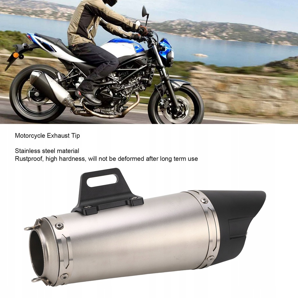 фото №10, Труба выхлопная motocykla 38 do 51mm универсальный гаситель выпускной 49