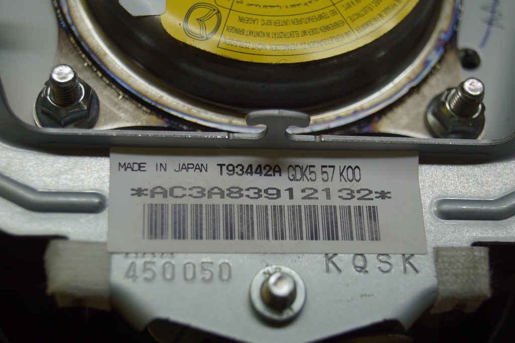 фото №9, Подушка безпеки водія mazda 6 ii gh lift gdk557k00