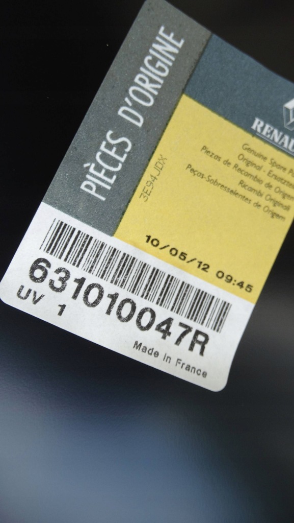 фото №6, Крила лівий перед 631010047r renault megane iii новий