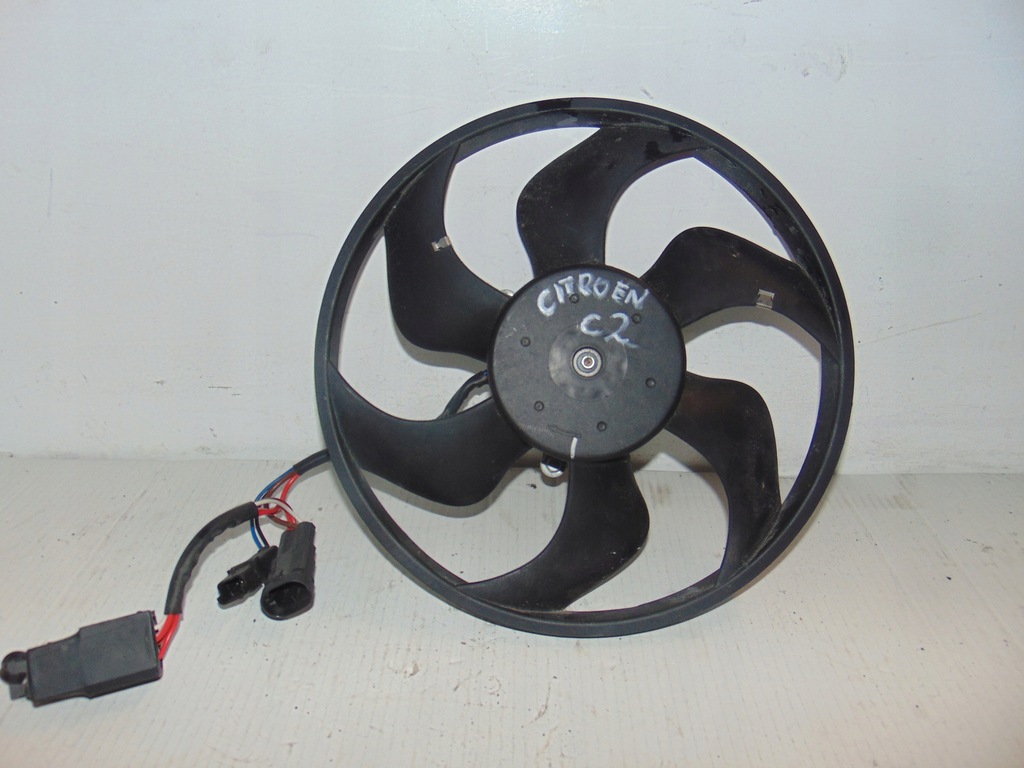 фото №1, Вентилятор радиатора с модуль citroen c2