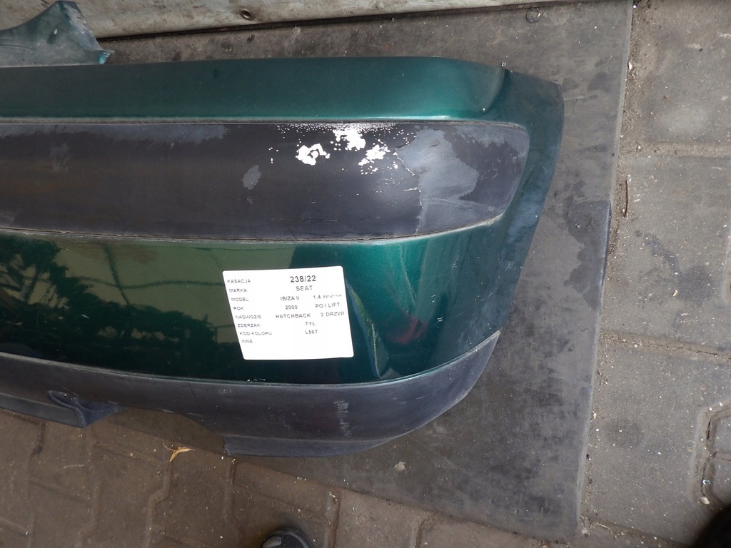 фото №6, Бампер задняя seat ibiza ii fl lak. l56t