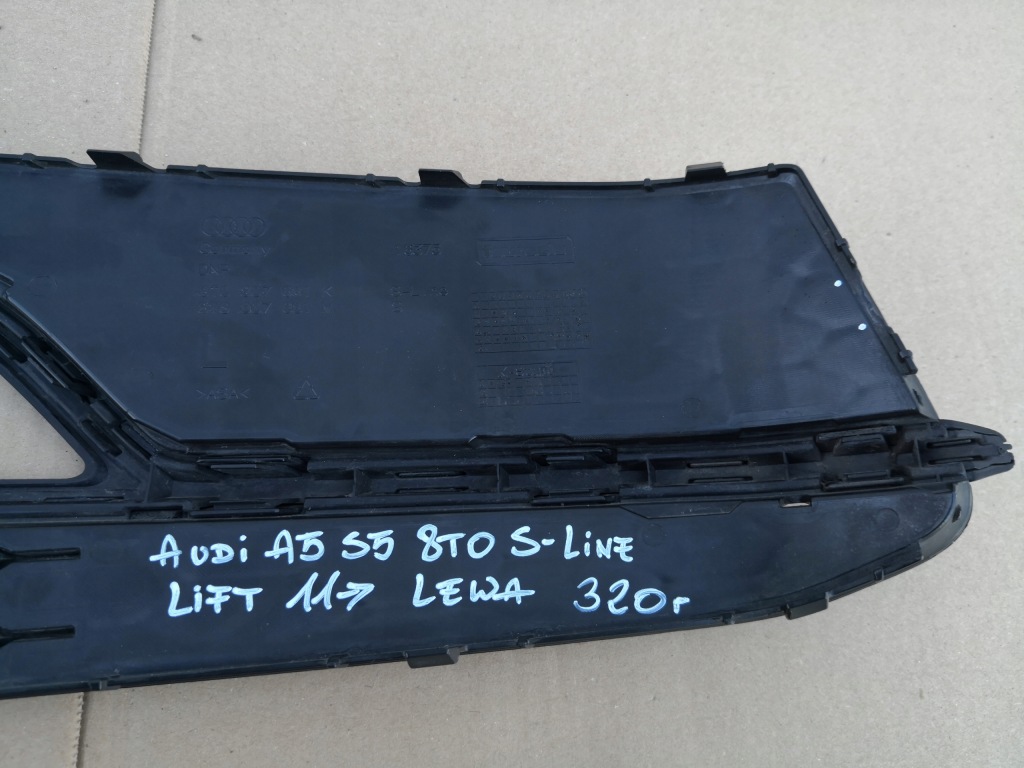 Купити Audi a5 8t0 рестайлінг  11- s line решітка ліва бампера