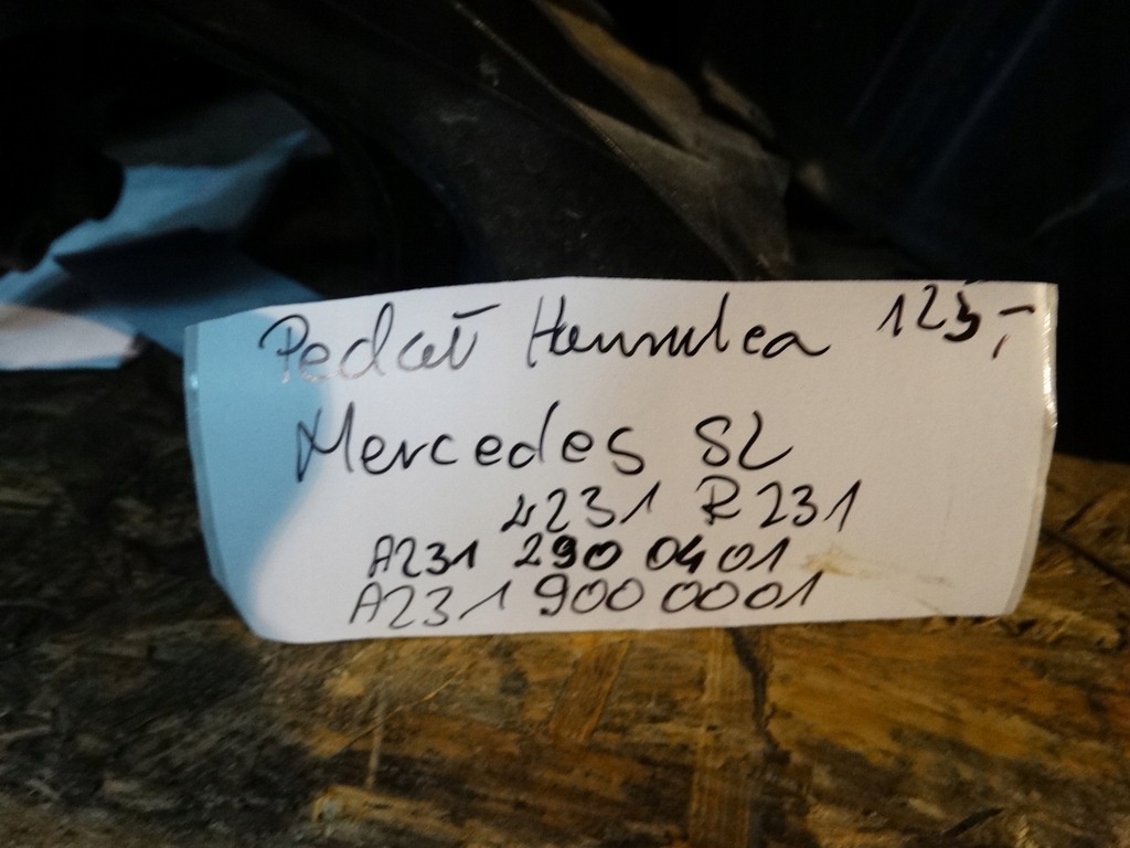 фото №3, Idealny педаль гальма mercedes sl w231 r231 1