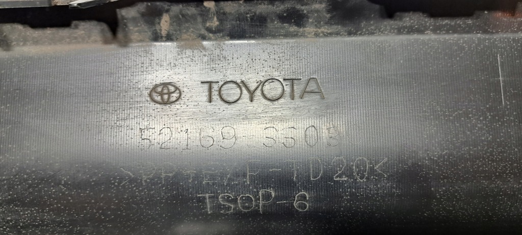 фото №10, Toyota camry viii диффузор бампера заднего 52169-35030