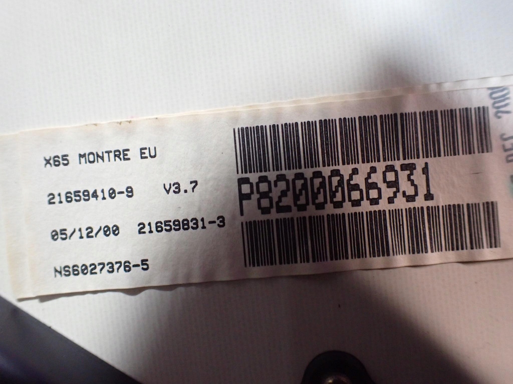 фото №7, Renault thalia i 99-08 1.4 75km счетчик приборы 8200066931 284332km