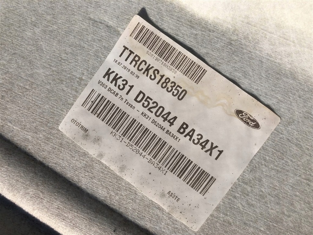 фото №13, 2x потолок защита полка фонари ford transit mk8 lift