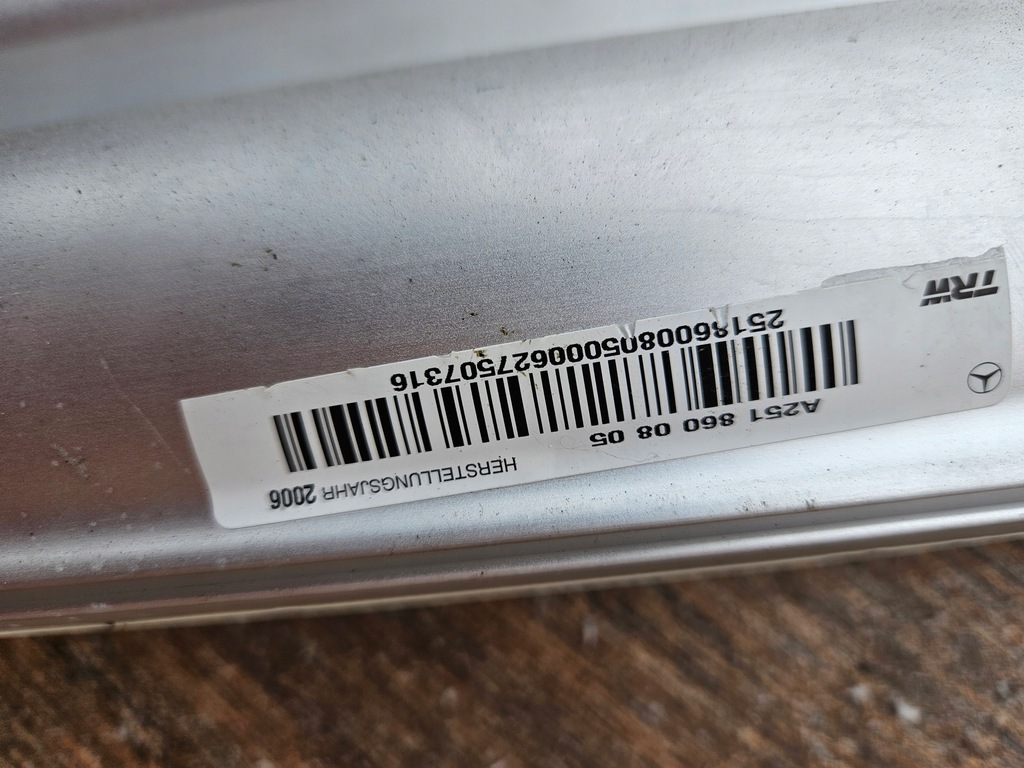 фото №6, Подушка подушка безпеки пасажира mercedes-benz оригінальний номер a2518600805