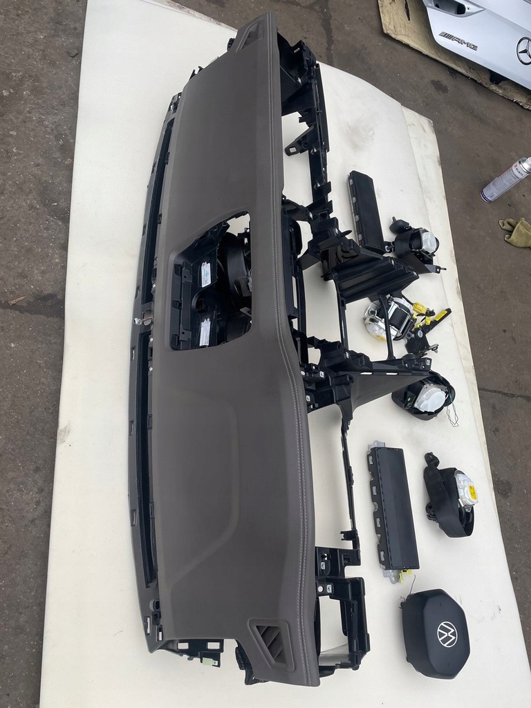 фото №7, Vw amarok ii 2hj приборная панель консоль ремни подушка air bag комплект