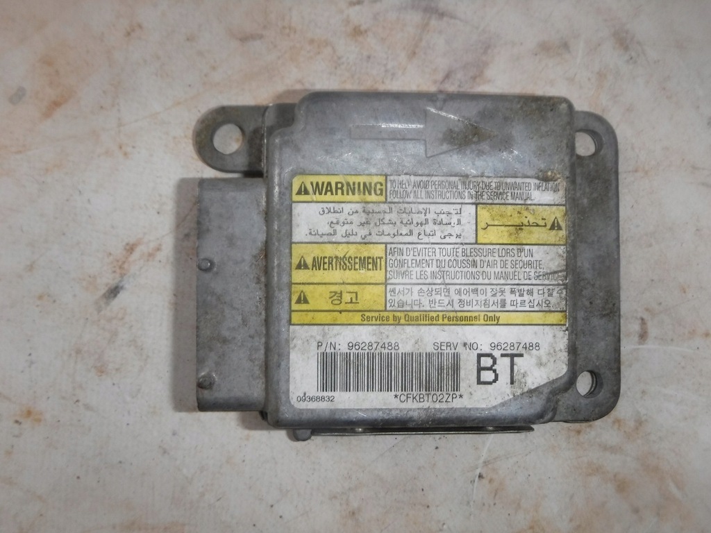 фото №1, Модуль датчик подушок подушка безпеки daewoo nubira ii