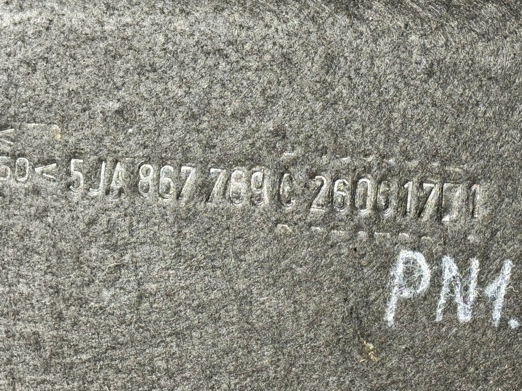 фото №3, Полиця багажника задня skoda rapid 5ja867769c