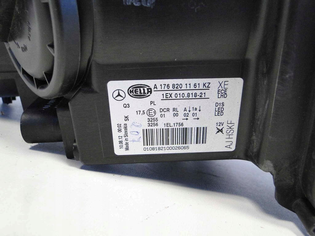 фото №11, Mercedes a w176 176 лампа левая ксенон bi-xenon