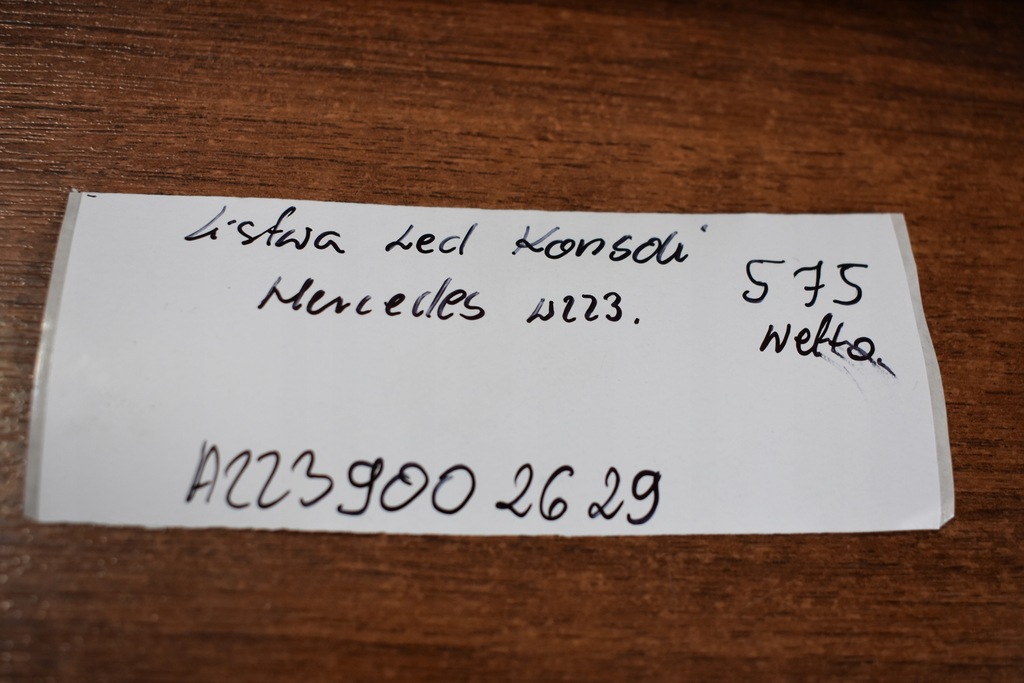 фото №4, Idealna молдинг консоли led mercedes w223 1