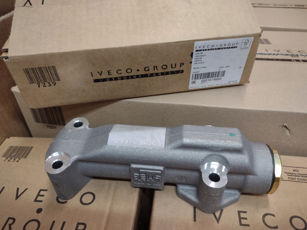 фото №1, Клапан теплообменника тепла iveco stralis 5801674660