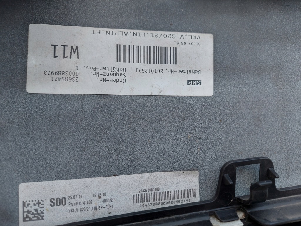 фото №14, Bmw 3 g20 g21 lines 18-22 бампер передній перед