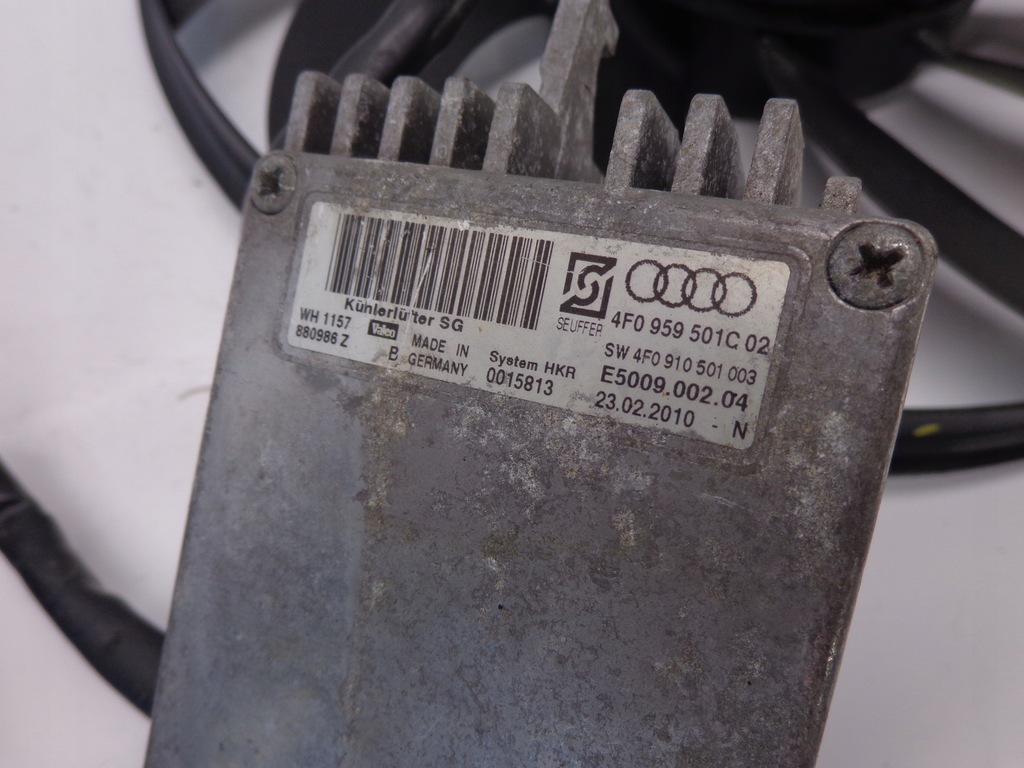 фото №9, Audi a6 c6 2.0 tdi модуль вентилятор вентиляторы радиатора 4f0959501c