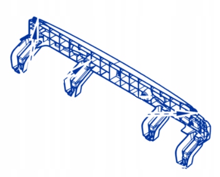 фото №1, Sandero iii балка pod бампер задня