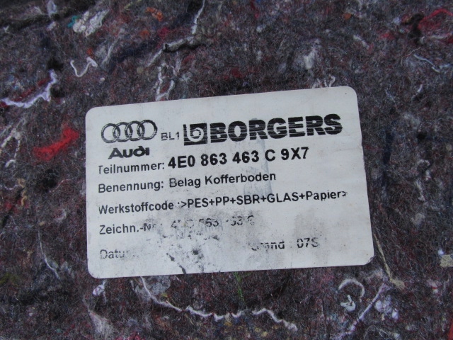 фото №6, Audi a8 d3 long обшивка килимок підлога 4e0863463c