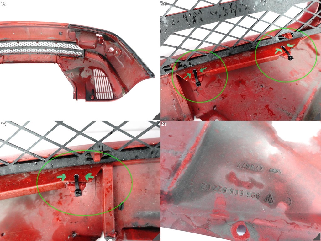 фото №10, Porsche 911 993 m002 carrera rs 1994-1998 бампер + спойлер + решётка перед