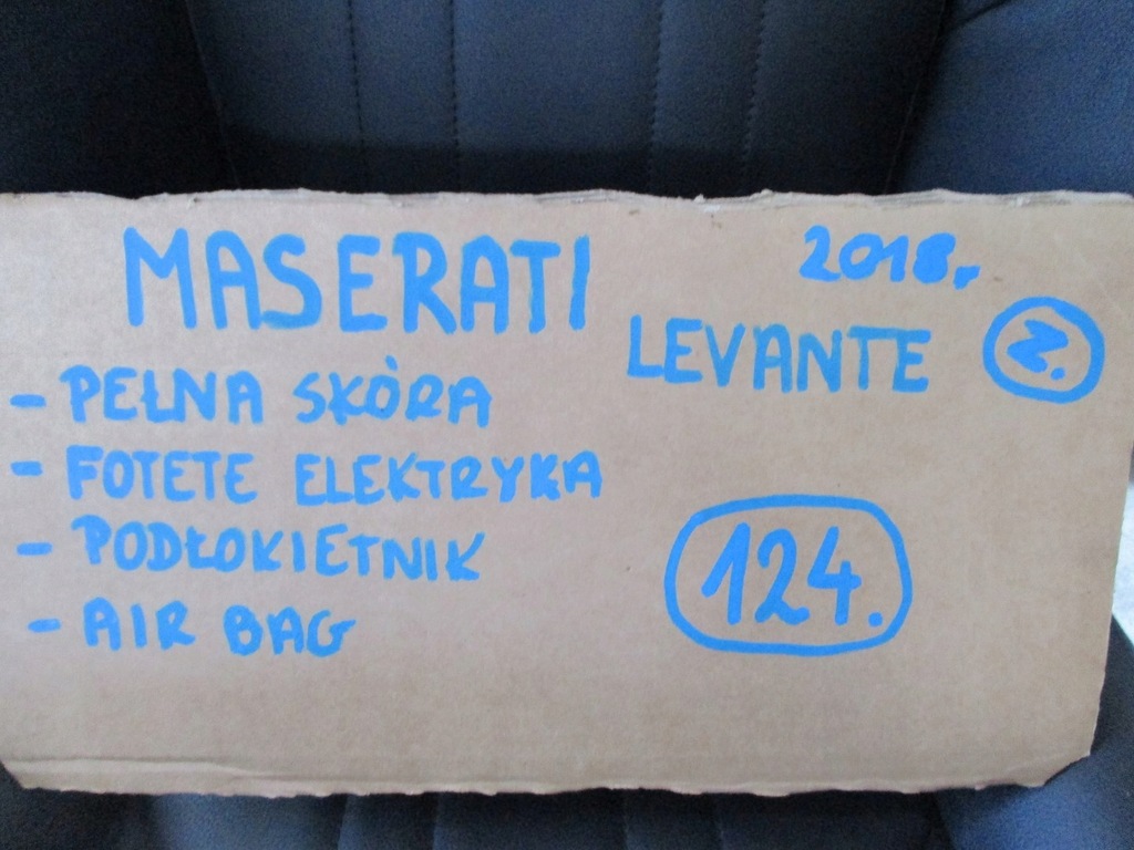 фото №15, Обивка сиденья кожа maserati levante 18r