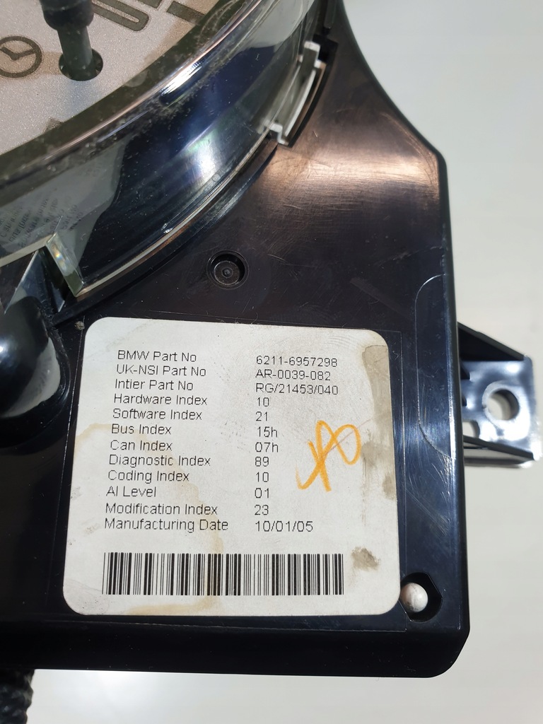 фото №10, Лічильник приладова панель 67379411 mini cooper one r50 r53 eu 1.4d