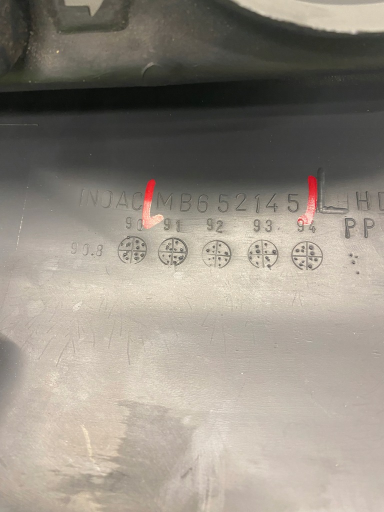 фото №6, Рамка спідометра mitsubishi pajero ii mb652145