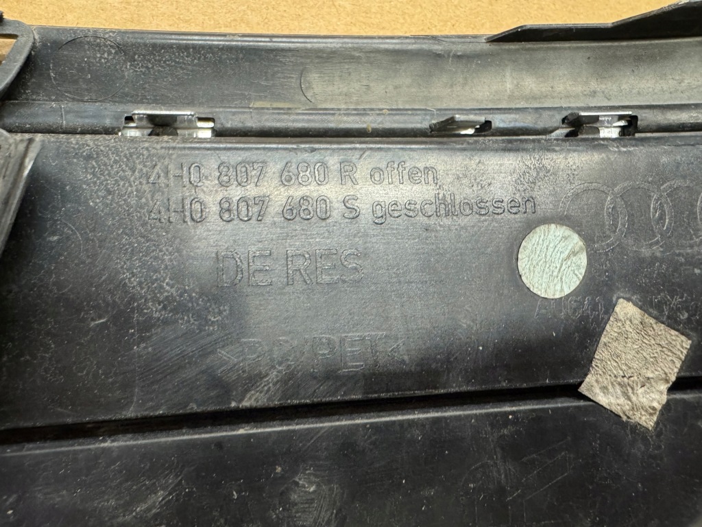 фото №8, Бампер решітка права перед audi a8 4h d4 lift оригінал