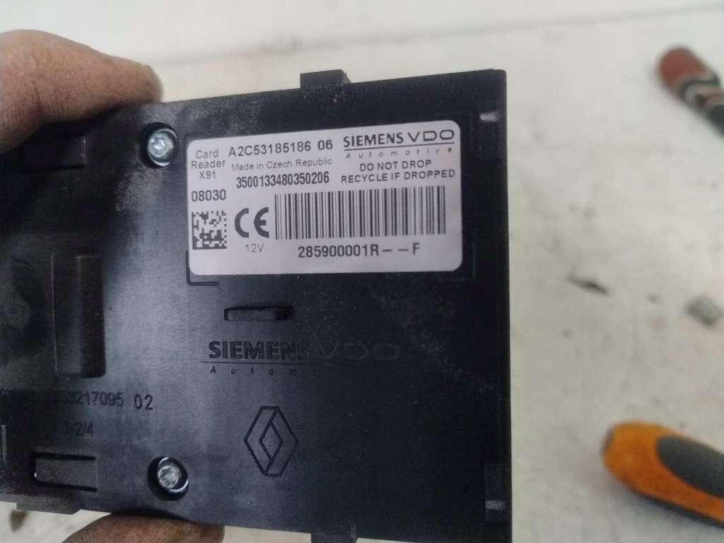 фото №5, Считыватель карты renault laguna iii 285900001r