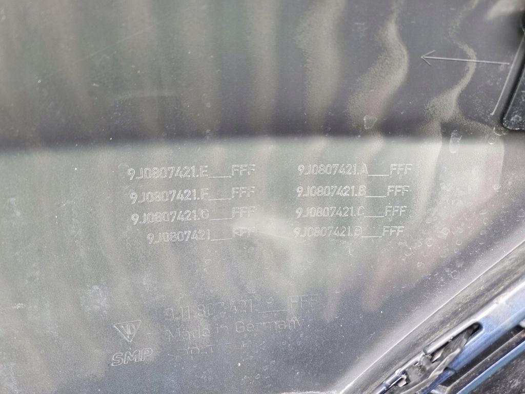 фото №13, Бампер задняя задний плита диффузор porsche taycan 9j 9j0807421e