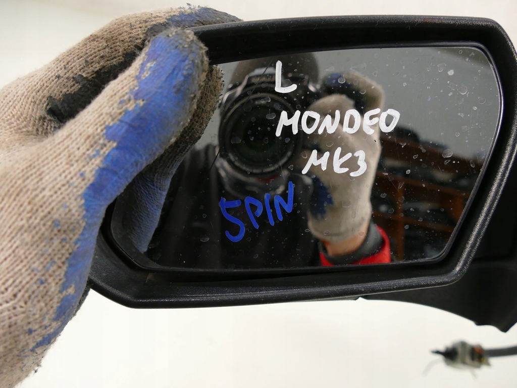 фото №10, Ford mondeo mk3 iii hb зеркало 5 pin левая k0 eu