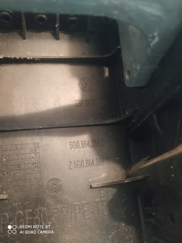 фото №7, Тунель середній підлокітник golf vii 5g0864251d