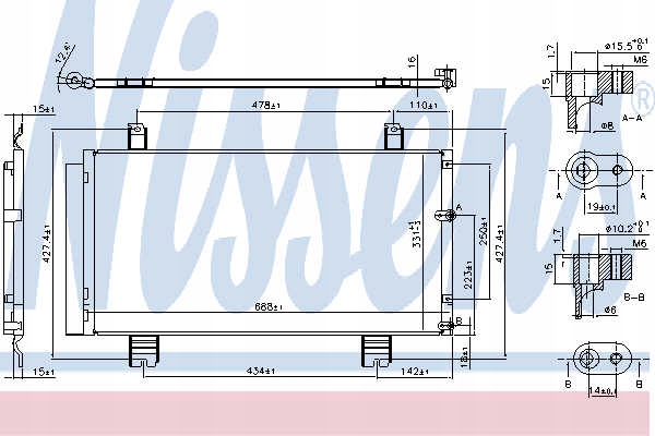 фото №11, Nissens 94950 конденсатор, кондиционер