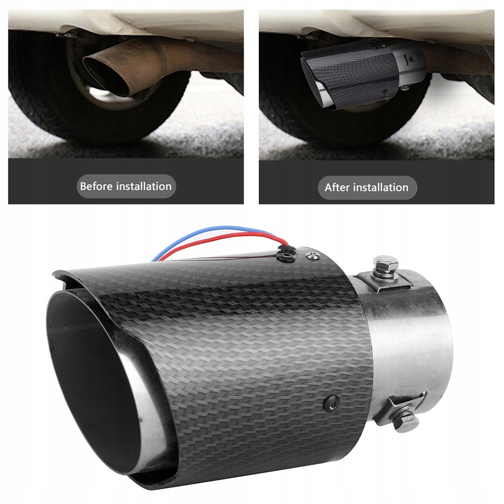 фото №10, Труба выхлопная гаситель задний, наконечник led