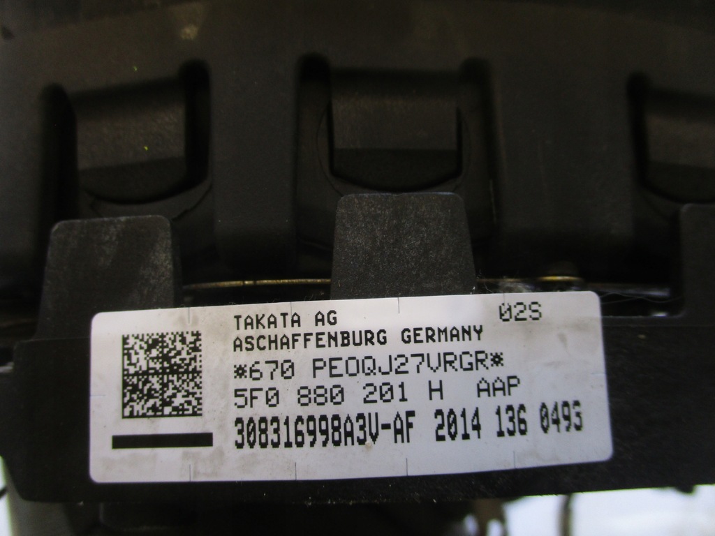 фото №6, Подушка повітряна водія подушка безпеки toledo iv 4 5f0880201h