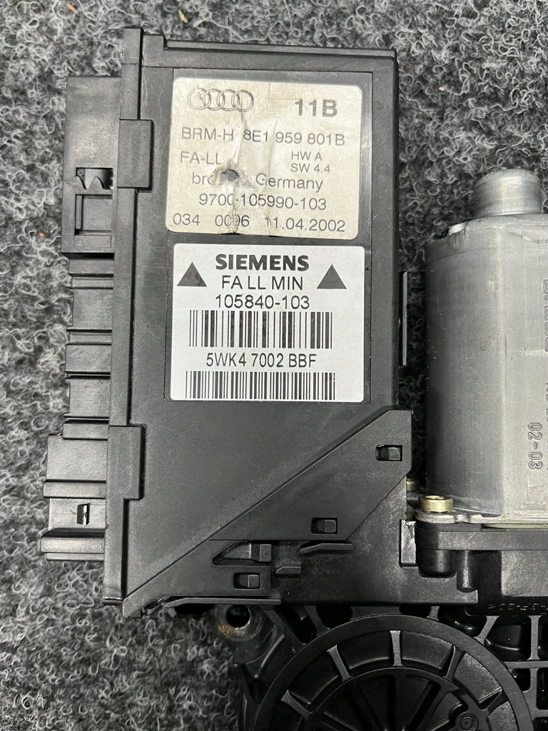 фото №5, Моторчик окон левый перед audi a4 b6 8e1959801b
