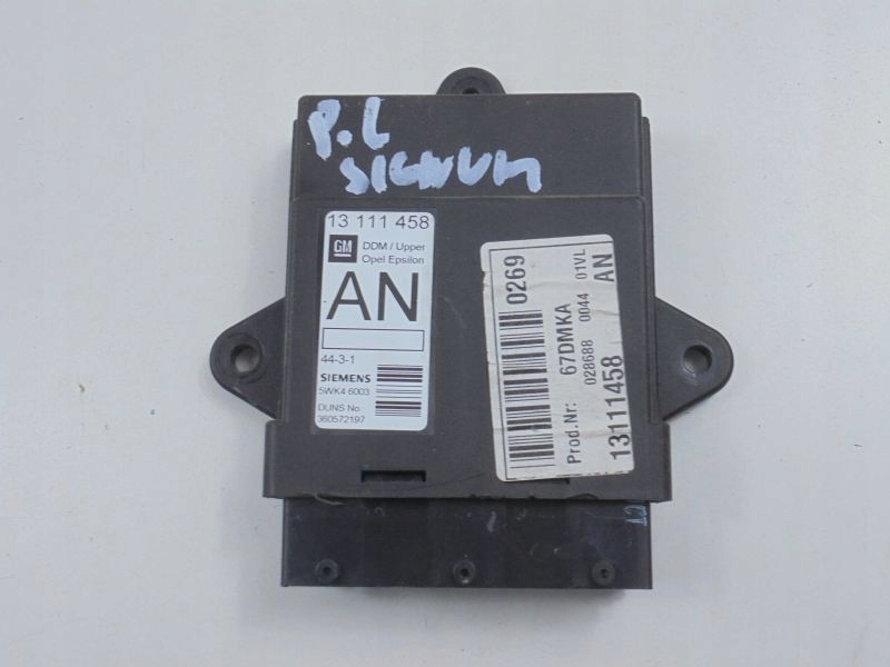 фото №1, Opel signum модуль блок управления дверь 13111458 an