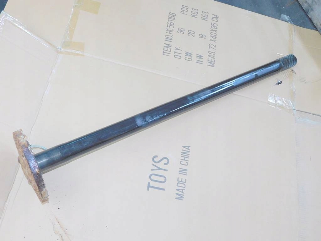 фото №3, Man 15.225 2001r привідний вал правий задня 37 фреза