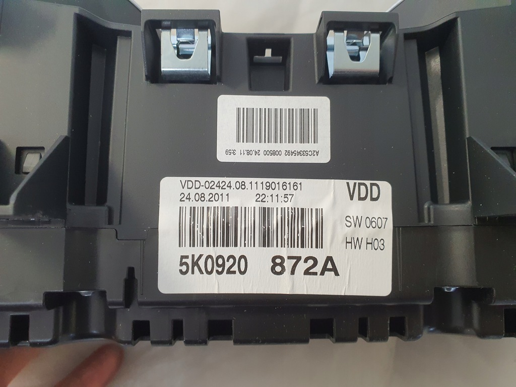 фото №6, Лічильник приладова панель прилади vw golf vi 5k0920872a
