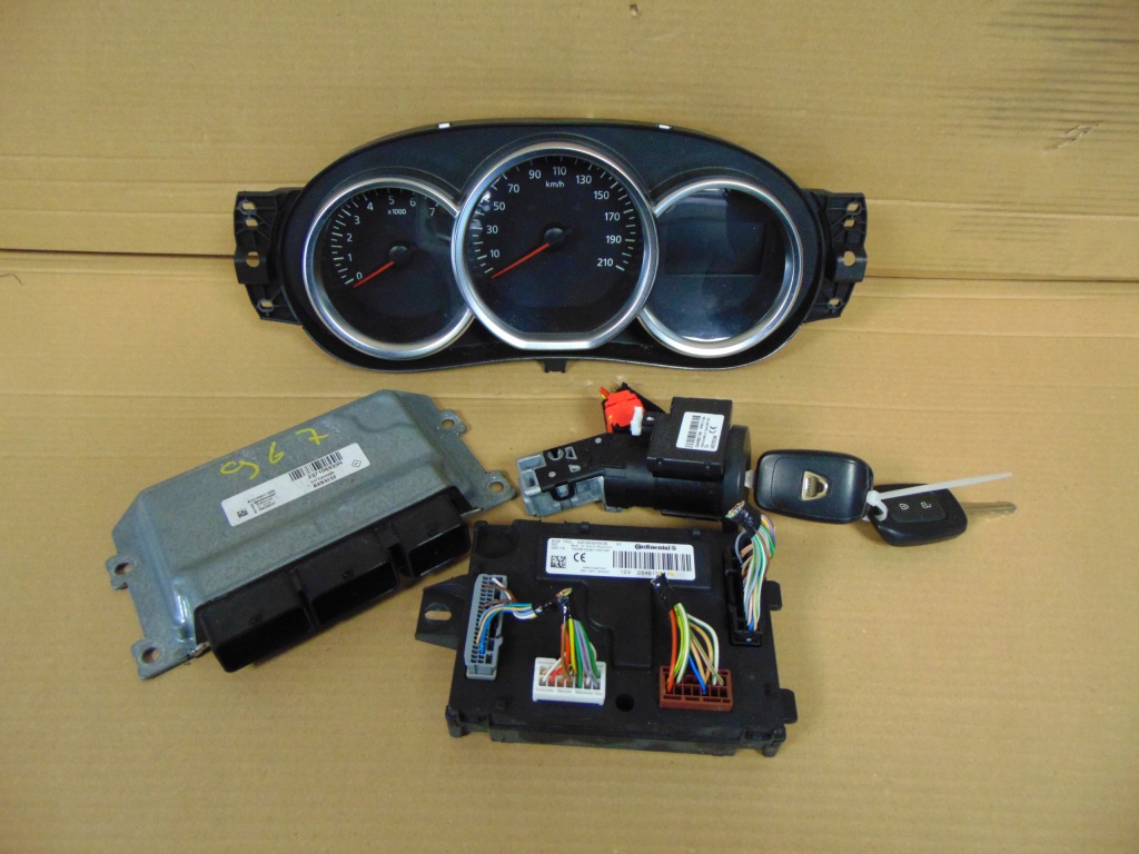 фото №1, Бортовой компьютер набор счетчик dacia 1.6 sce 237106933r