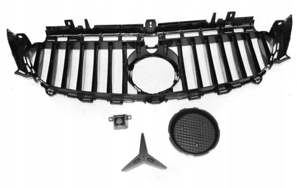 Решётка радиатора решётка  mercedes w213 16-18 chr-blk gt-r look Цена