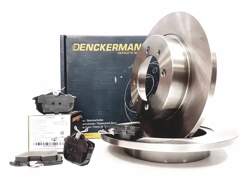фото №2, Denckermann тормозные диски+ тормозные колодки задняя mitsubishi carisma