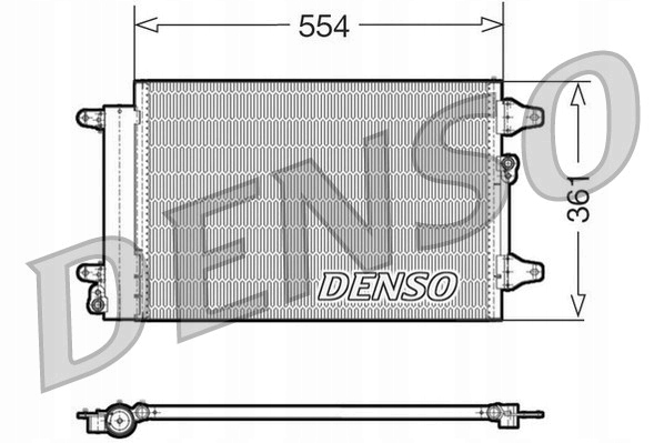 фото №1, Радіатор кондиціонера denso dcn32015