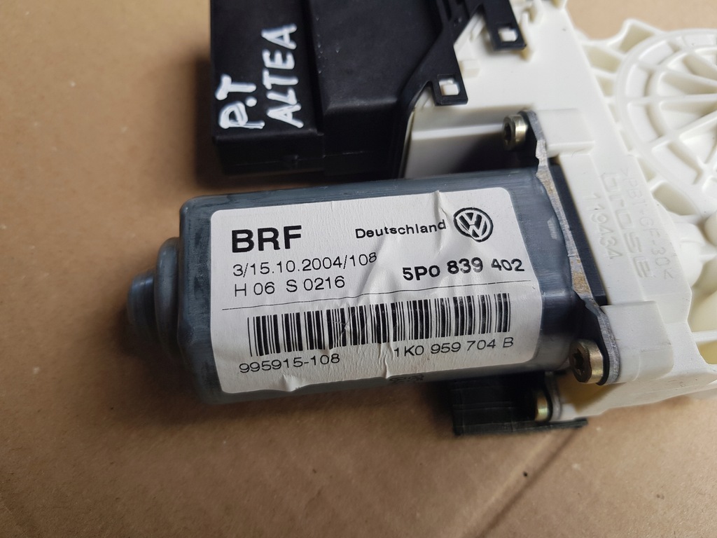 фото №8, Моторчик скло правий задня seat altea toledo iii 5p0839402 993425-100