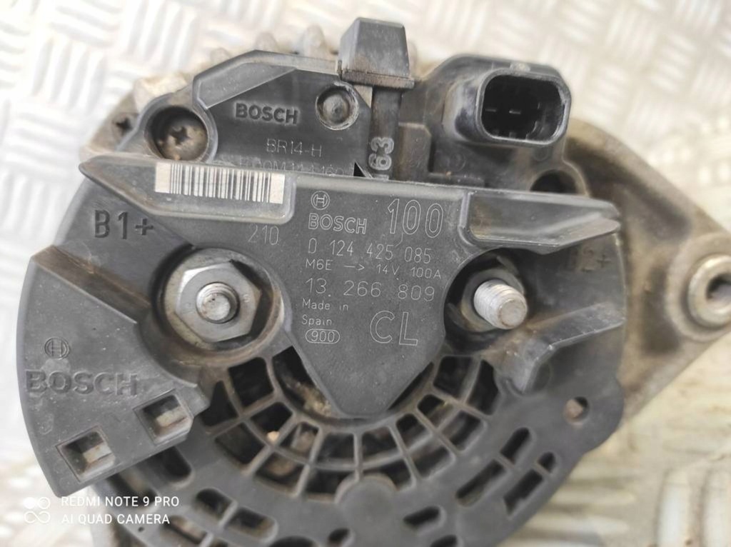 Генератор bosch 100a opel astra j corsa d meriva b 1.4 a14xer 13266809 с Разборки