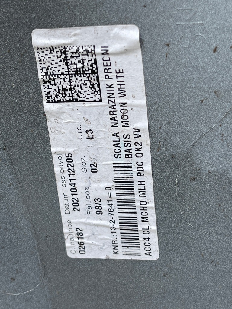 фото №14, Бампер перед передний skoda scala 19- 657807221 moon white