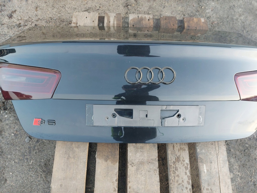 фото №6, Крышка багажника комплектная лампы audi a6 c7 sedan leed s6